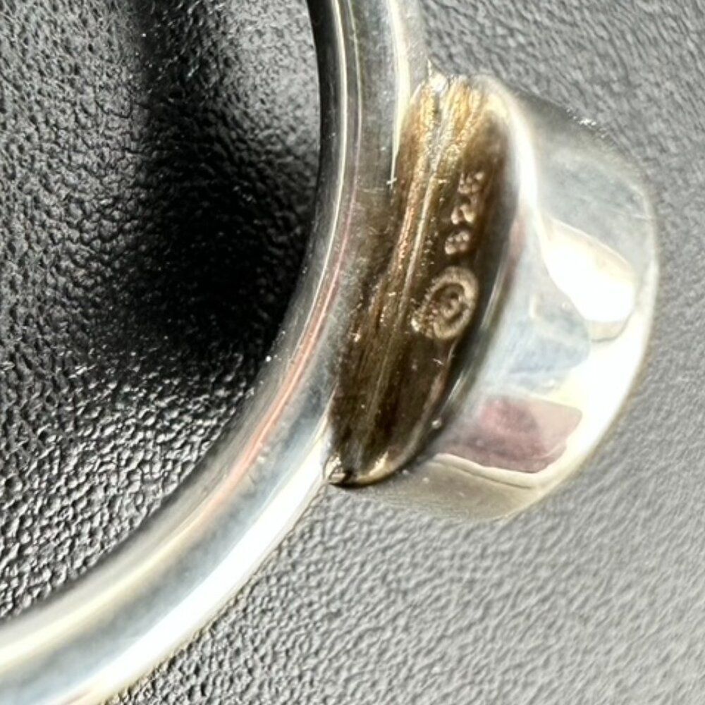 Dune Jewelry Sterling Silver Beach Sand Stacker Ring - Size 8 - Picture 6 of 7